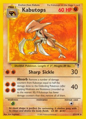 Kabutops - 27 - Legendary Collection|Kabutops - 27/110 - Revers Holo - Legendary Collection