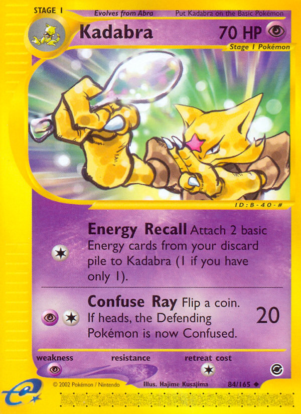 Kadabra - Expedition Base set|Kadabra - Expedition Base set - Reverse Holo