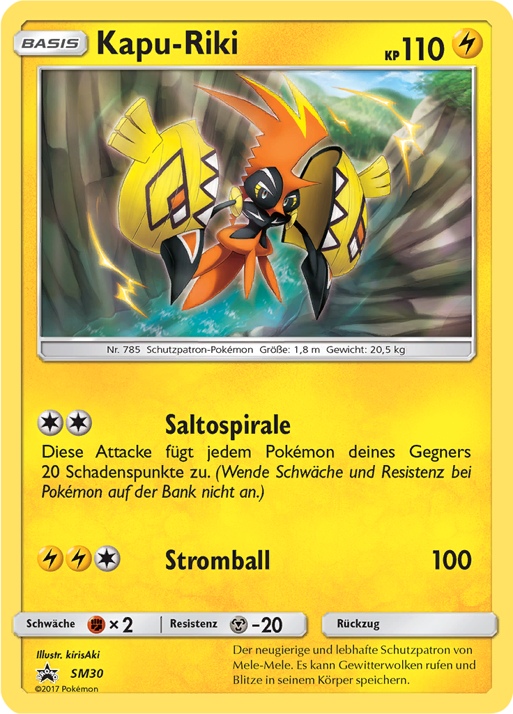 Kapu-Riki - SM30 - Sun & Moon Promos