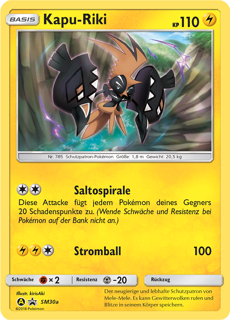 Kapu-Riki - SM30a - Sun & Moon Promos