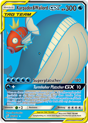 Karpador & Wailord-GX - 160 - Teams sind Trumpf