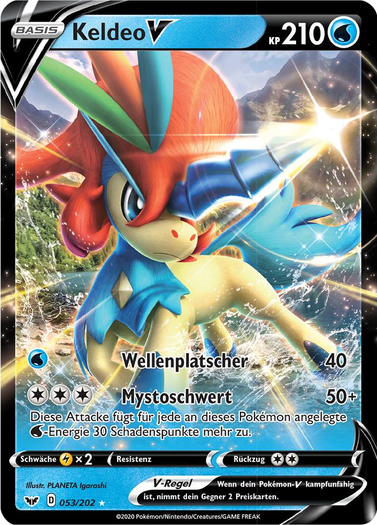 Keldeo V - 53 - Schwert & Schild