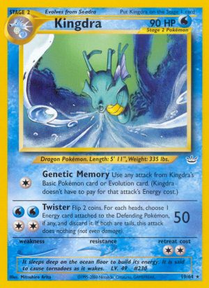 Kingdra - Neo Revelation - Unlimited|Kingdra - Neo Revelation - First Edition