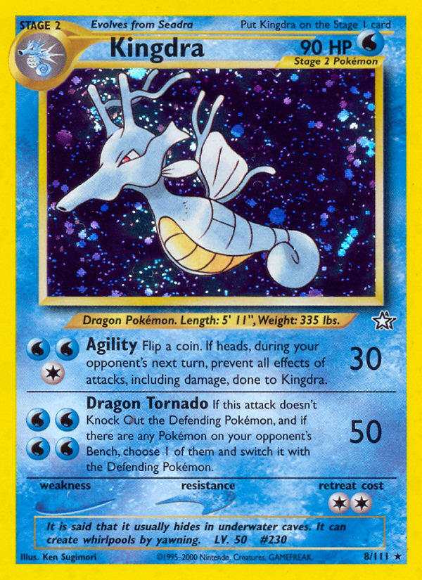 Kingdra - Neo Genesis - Unlimited|Kingdra - Neo Genesis - First Edition