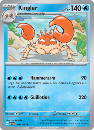 Kingler-99-Pokemon 151