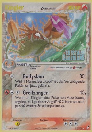 Kingler - 22 - Crystal Guardians