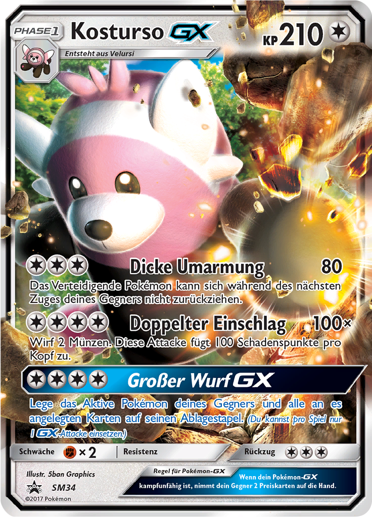 Kosturso-GX - SM34 - Sun & Moon Promos