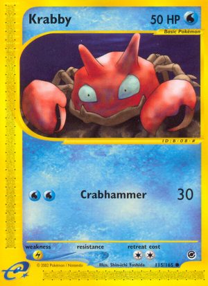 Krabby - Expedition Base set|Krabby - Expedition Base set - Reverse Holo