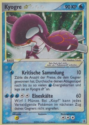 Kyogre Star - 112 - Delta Species