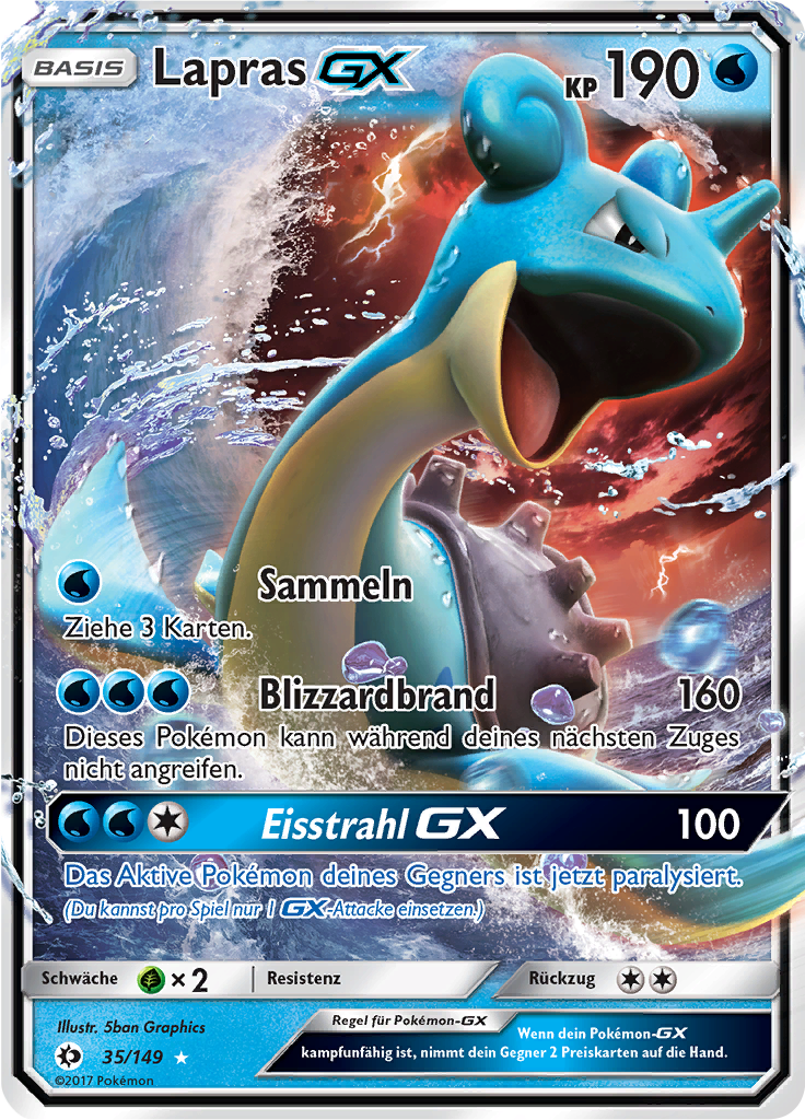 Lapras-GX - 35 - Sonne & Mond