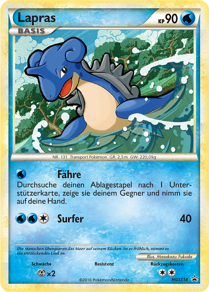 Lapras - HGSS14 - HeartGold & SoulSilver Promos