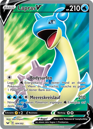 Lapras V - 189 - Schwert & Schild