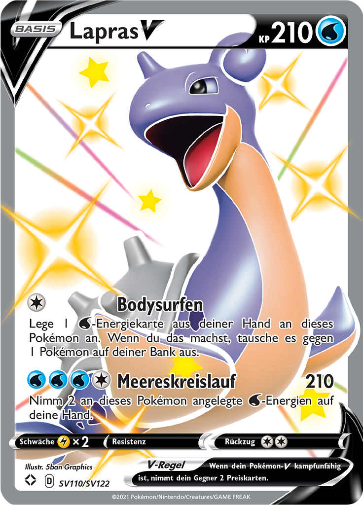 Lapras V - SV110 - Glänzendes Schicksal
