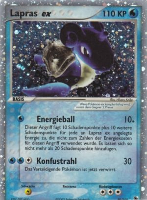 Lapras ex - 99 - Rubin & Saphir