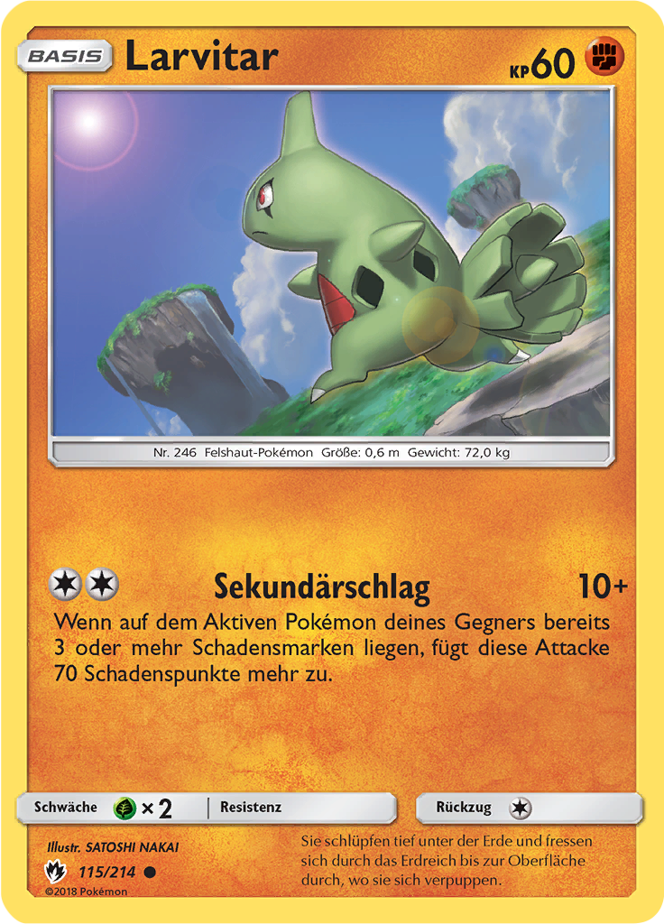 Larvitar - 115 - Echo des Donners