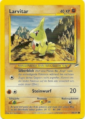 Larvitar - 70 - Neo Destiny