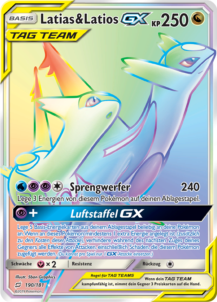Latias & Latios-GX - 190 - Teams sind Trumpf
