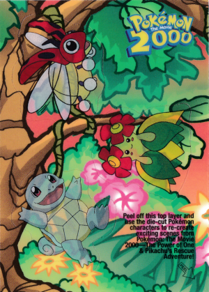 Ledyba and Squirtle-7 of 10-Pokemon the Movie 2000