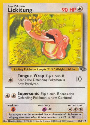 Lickitung unlimited jungle set|Lickitung first edition jungle set