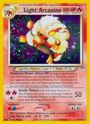 Light Arcanine - Neo Destiny - Unlimited|Light Arcanine - Neo Destiny - First Edition