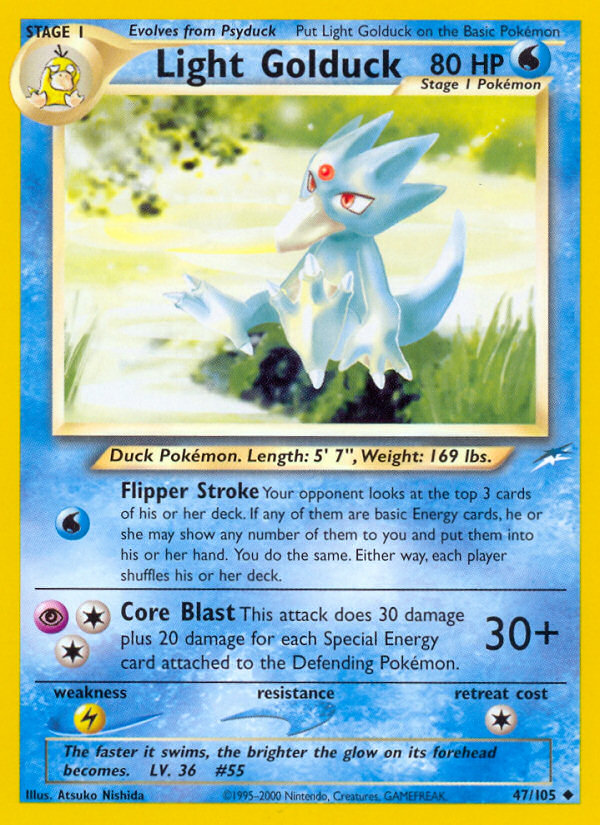 Light Golduck - Neo Destiny - Unlimited|Light Golduck - Neo Destiny - First Edition