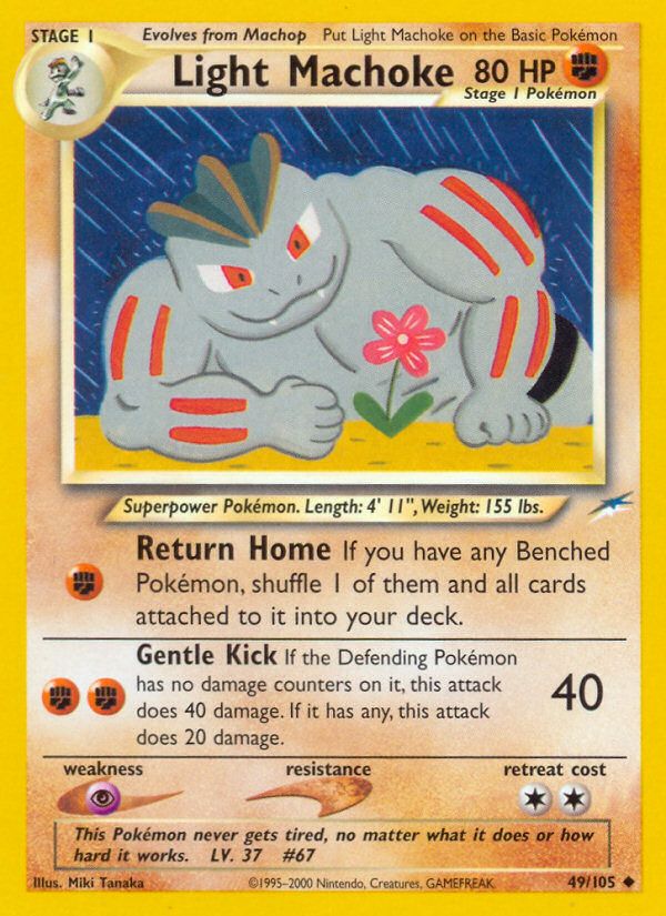 Light Machoke - Neo Destiny - Unlimited|Light Machoke - Neo Destiny - First Edition