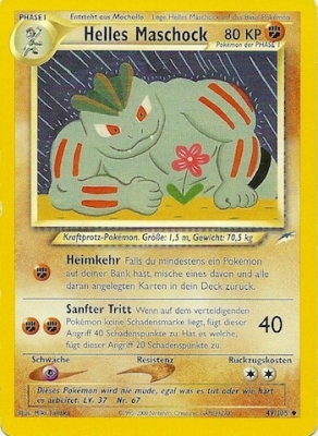 Light Machoke - 49 - Neo Destiny