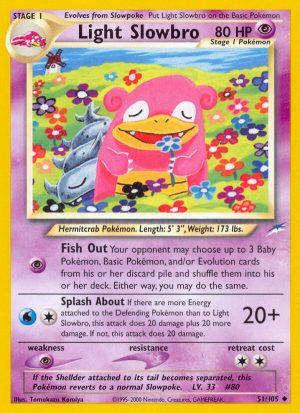 Light Slowbro - Neo Destiny - Unlimited|Light Slowbro - Neo Destiny - First Edition