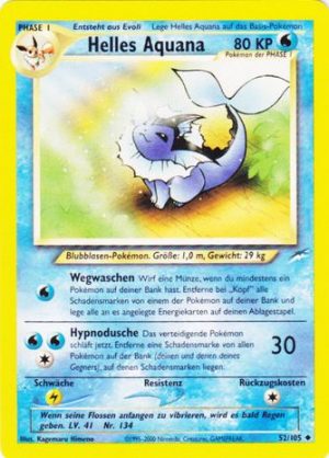 Light Vaporeon - 52 - Neo Destiny