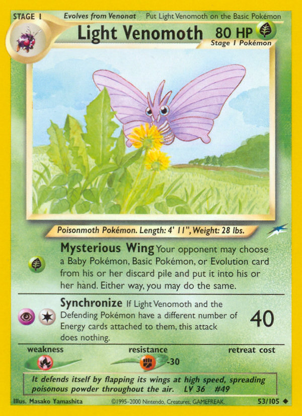 Light Venomoth - Neo Destiny - Unlimited|Light Venomoth - Neo Destiny - First Edition