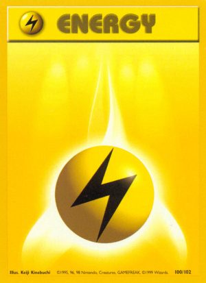 Lightning Energy Base set Unlimited|Lightning Energy Base set First Edition|Lightning Energy Base set Shadowless|Lightning Energy Base set 4th print