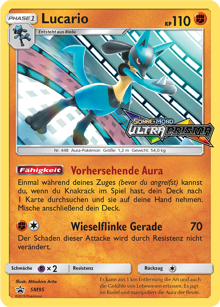 Lucario - SM95 - Sun & Moon Promos