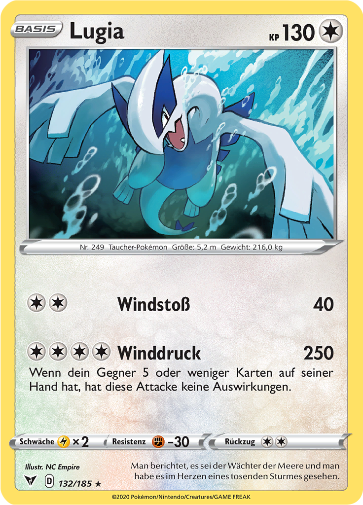 Lugia - 132 - Farbenschock