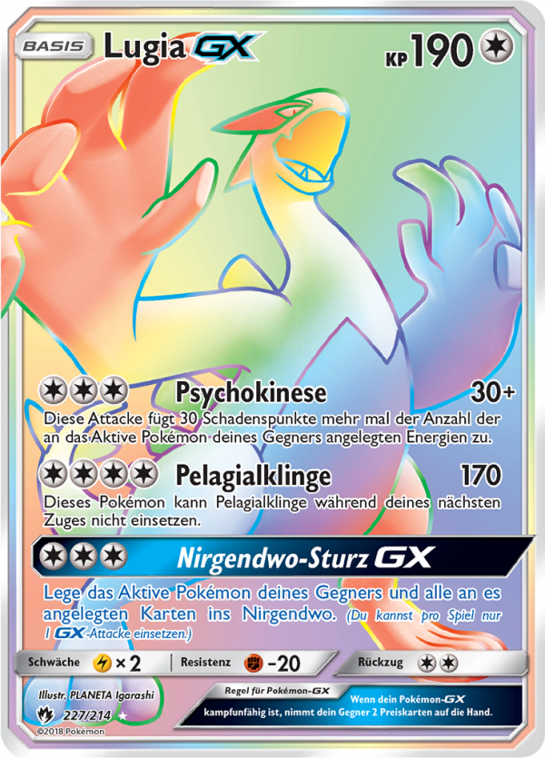 Lugia-GX - 227 - Echo des Donners