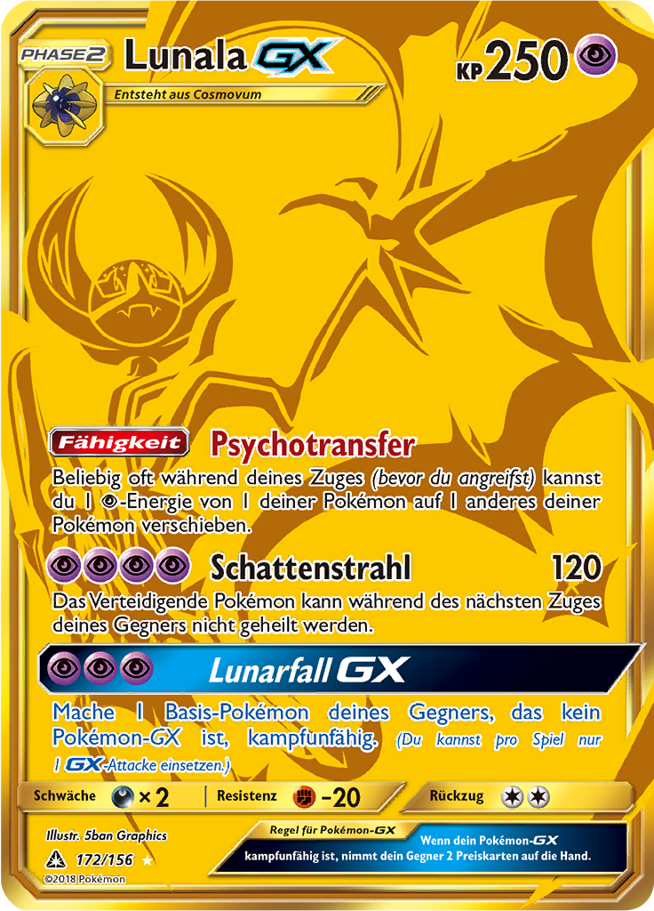 Lunala-GX - 172 - Ultra-Prisma