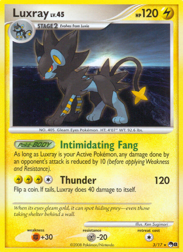 Luxray - 3 - POP Series 8|Luxray - 3 - holo - POP Series 8