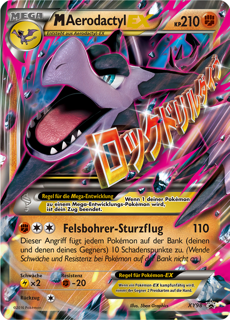 M-Aerodactyl-EX - XY98 - XY Promos