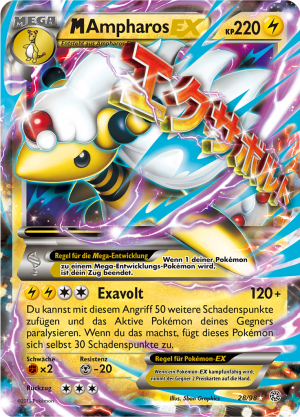 M-Ampharos-EX - 28 - Ewiger Anfang