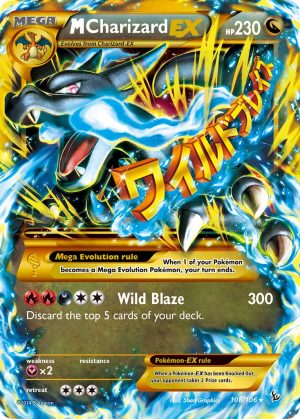 M Charizard-EX - 108 - Flashfire