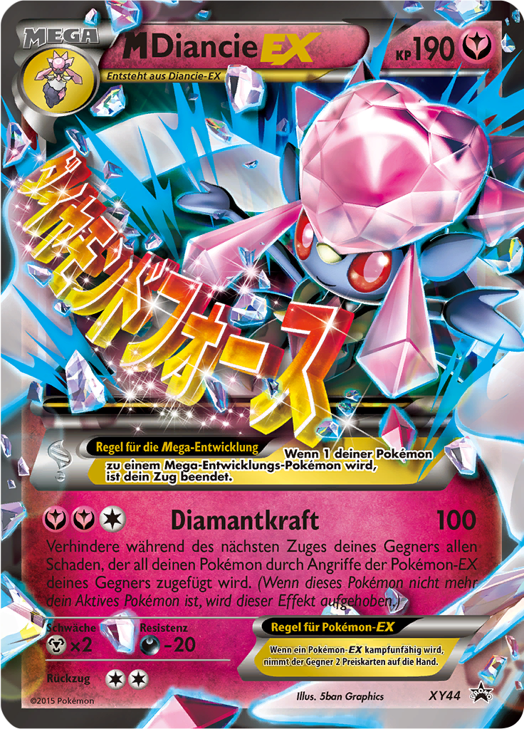 M-Diancie-EX - XY44 - XY Promos