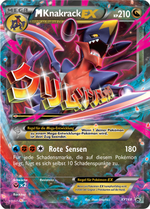 M Garchomp-EX - XY168 - XY Promos