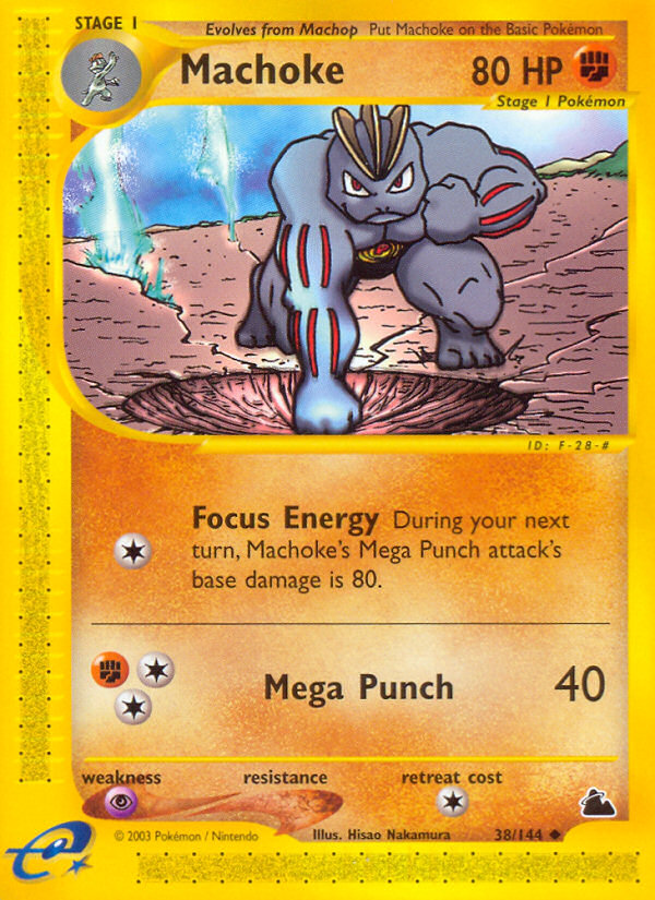 Machoke - 38/144 - Skyridge|Machoke - 38/144 - Reverse holo - Skyridge