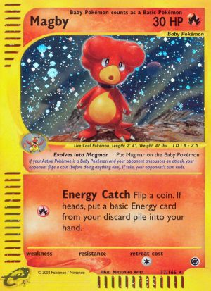 Magby - Expedition Base set|Magby - Expedition Base set - Reverse Holo