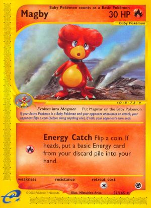 Magby - Expedition Base set|Magby - Expedition Base set - Reverse Holo