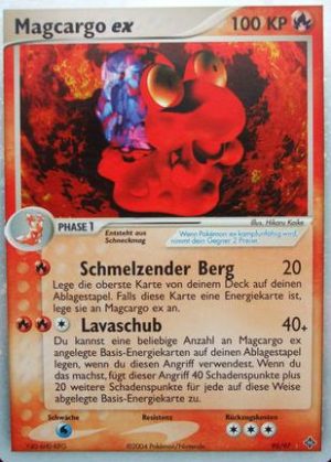 Magcargo ex - 95 - Drache