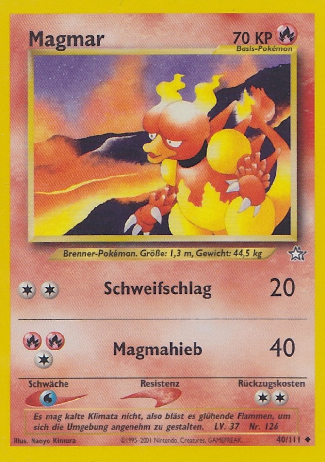 Magmar - 40 - Neo Genesis