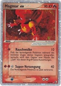 Magmar ex - 100 - Rubin & Saphir