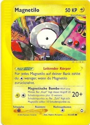 Magnemite - 91 - Aquapolis