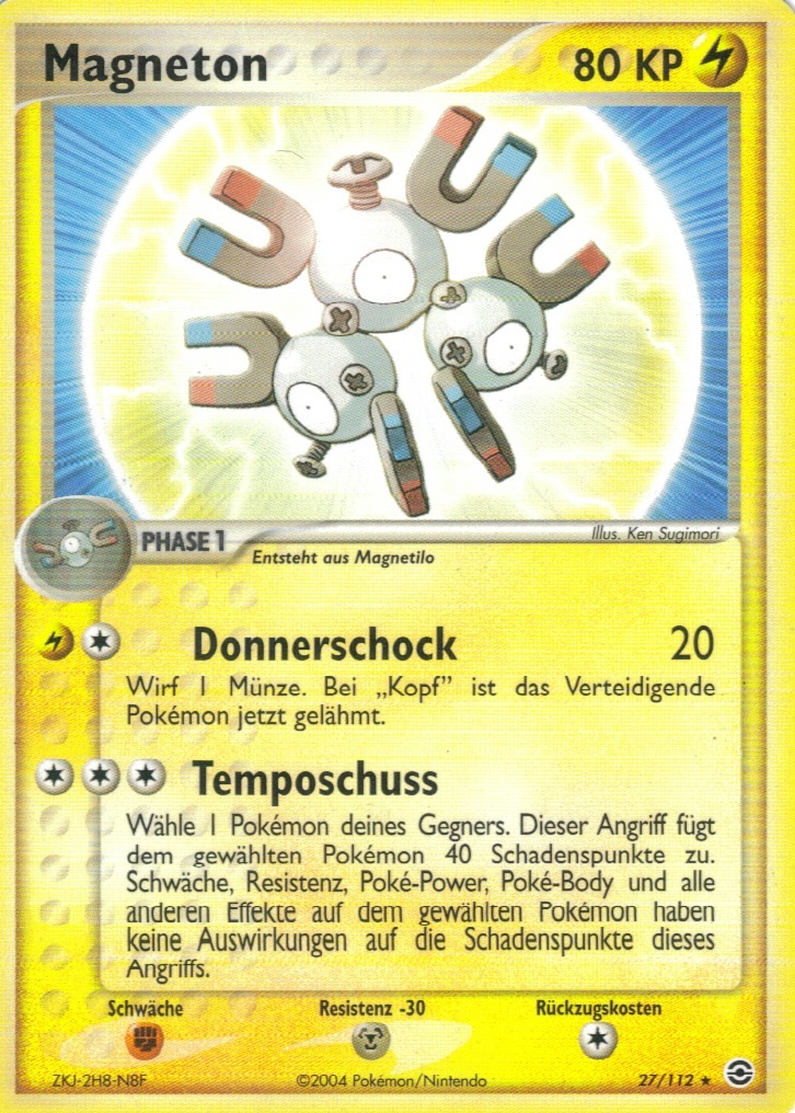 Magneton - 27 - Feuerrot & Blattgrun