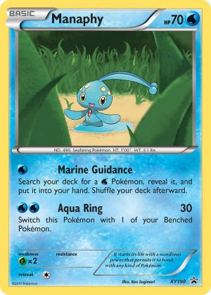 Manaphy - XY190 - XY Promos